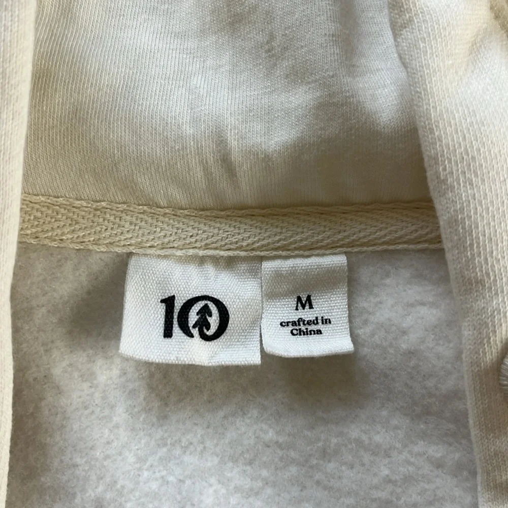 TENTREE SeaFleece Placket Hoodie Size Medium - Picture 5 of 16